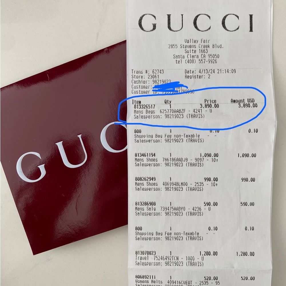 Gucci Blue Leather Backpack - Picture 11 of 15